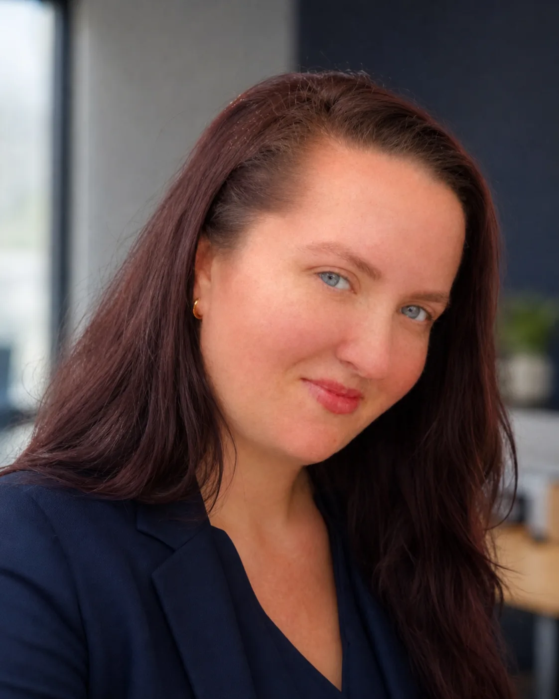 Justyna Campbell in a professional portrait
