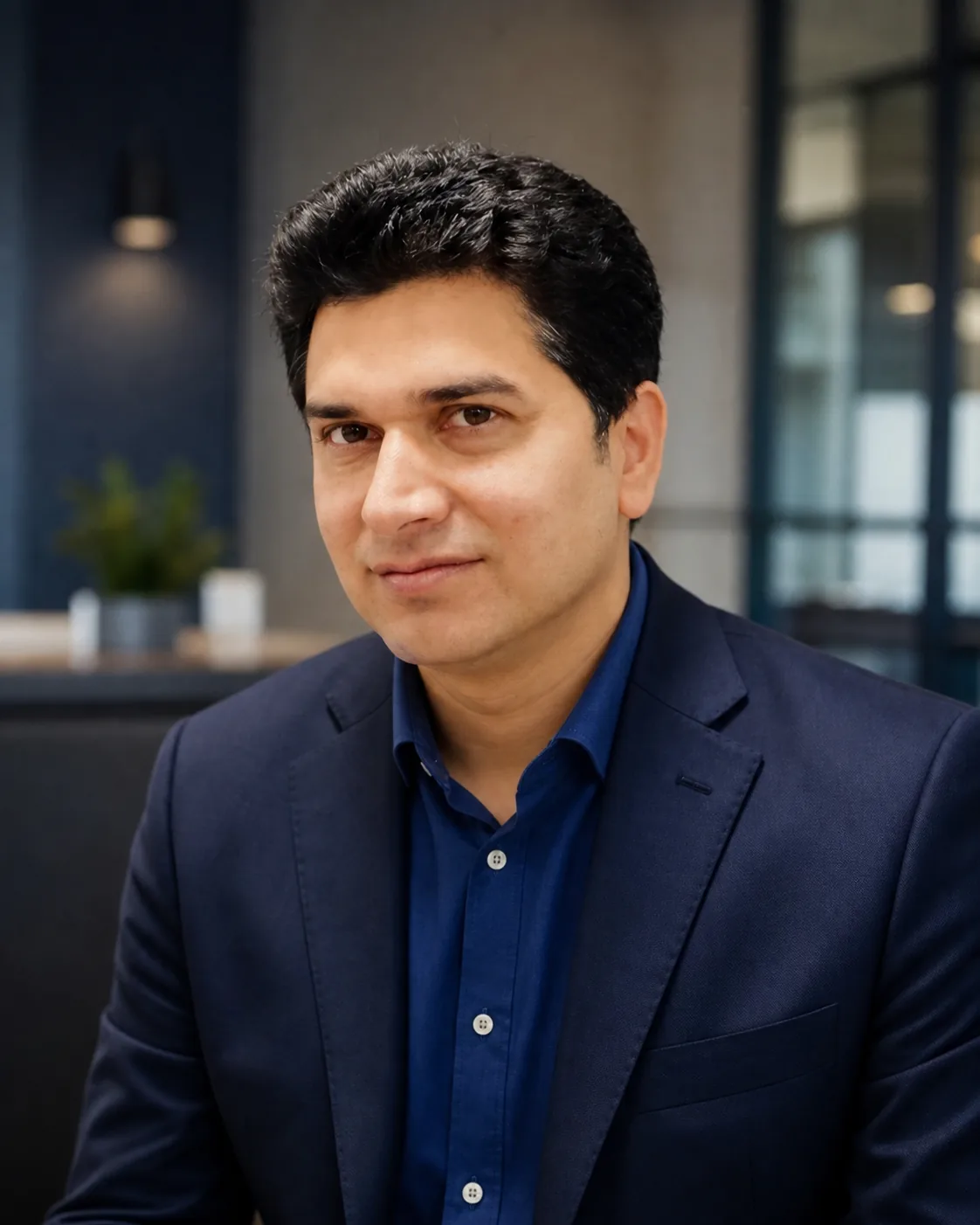 Muhammad Nasir in a professional portrait